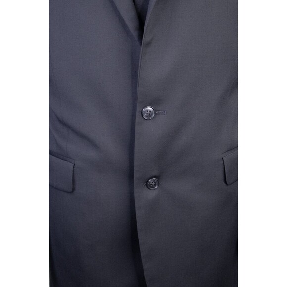 Joseph Abboud Solid Sz 46L REDA Wool Suit Coat Jacket Blazer Two Button EUC - Picture 4 of 14